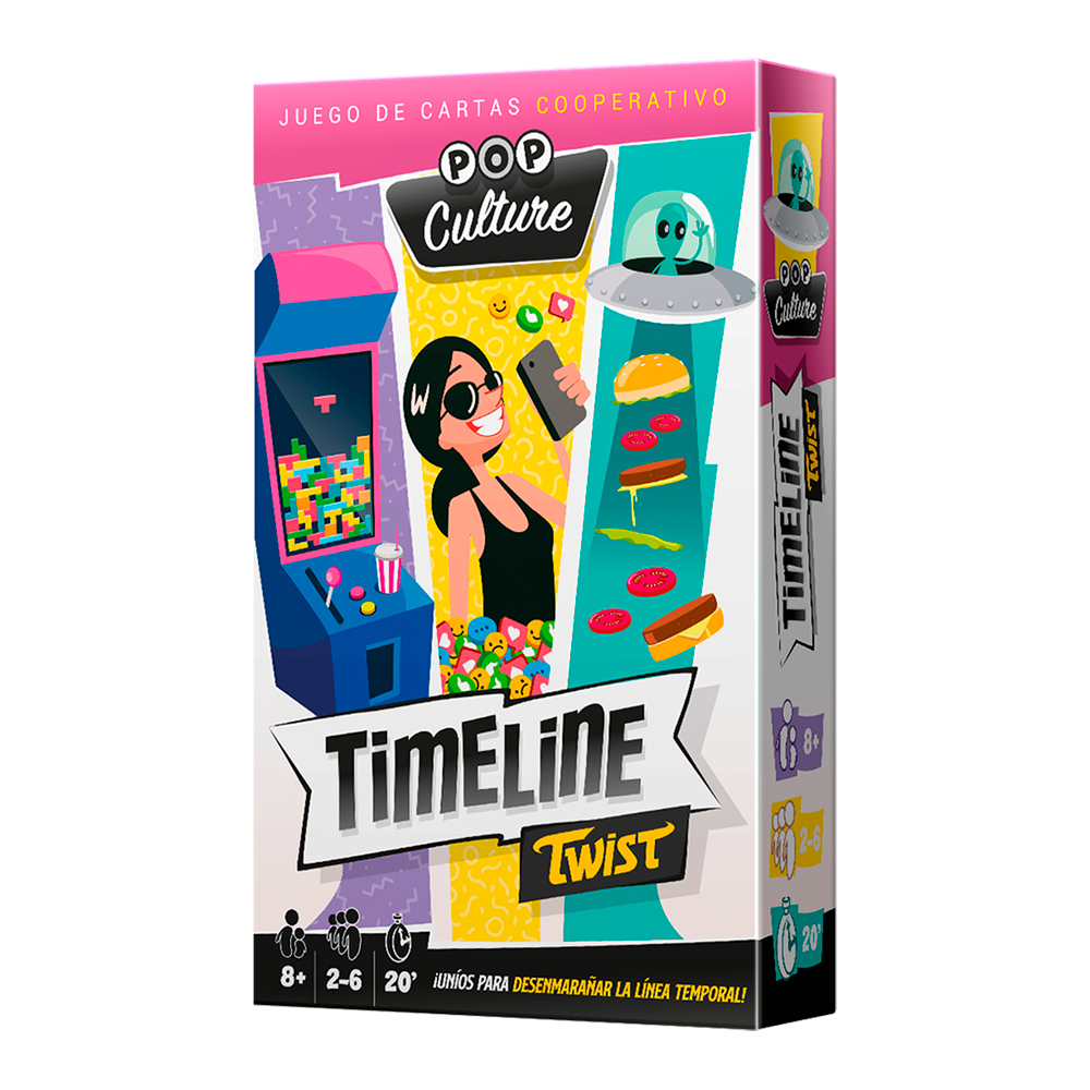 Juego de cartas Timeline Twist Pop Culture