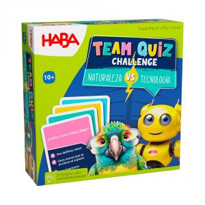 Juego de mesa Team Quiz Challenge naturaleza contra tecnología