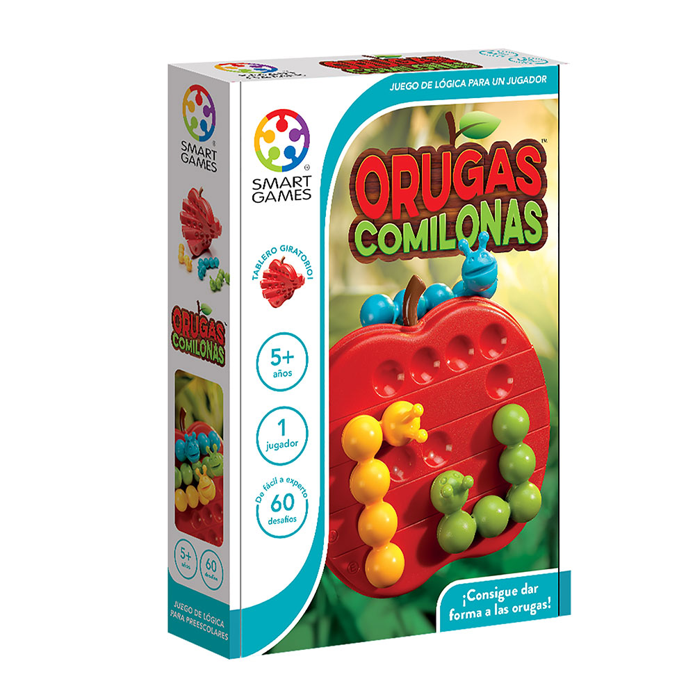 Orugas comilonas juego lógica