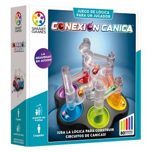 Conexión canica juego lógica