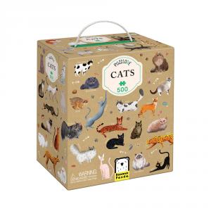 Puzzle gatos 500 pzas Puzzlove