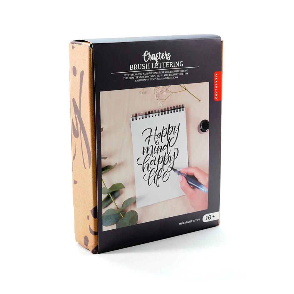 DIY Set de caligrafía brush lettering Crafters :: Kikkerland :: Juguetes ::  Dideco