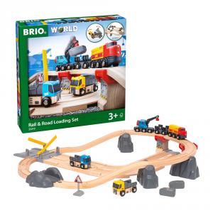 Set circuito tren y carretera con cantera