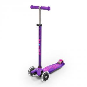 Patinete maxi Micro deluxe Led lila