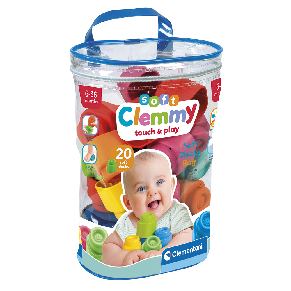 Construcción Clemmy Baby soft 20 piezas