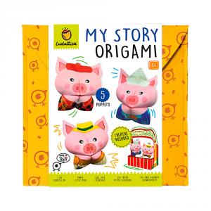 My story origami Los tres cerditos