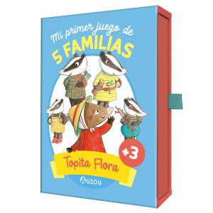 Juego de cartas topita Flora 5 familias