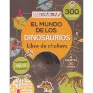 El mundo de los dinosaurios libro de stickers