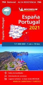 Mapa National España - Portugal 2021 