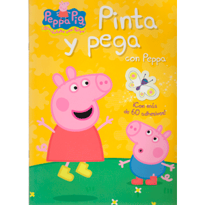 Peppa Pig. Cuaderno de actividades - Pinta y pega con Peppa