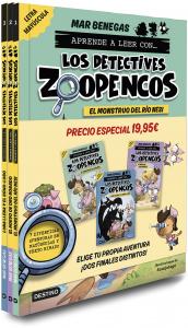 Pack Aprende a leer con... ¡Los Detectives Zoopencos! 1, 2 y 3: En letra