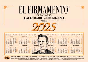 Calendario mesa zaragozano 2025