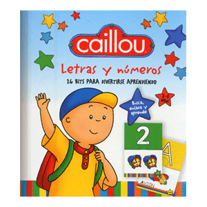 CAILLOU LETRAS Y NÚMEROS