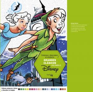 Colorea y descubre el misterio. Grandes clásicos Disney Volumen 2