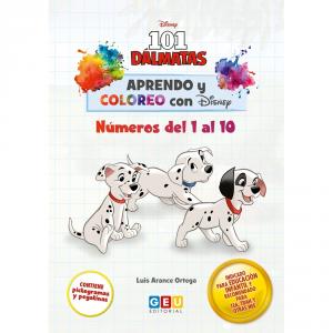 APRENDO Y COLOREO CON DISNEY DEL 1 AL 10