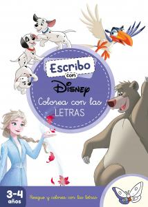 Escribo con Disney. Colorea con las letras (Disney. Primeros aprendizajes)