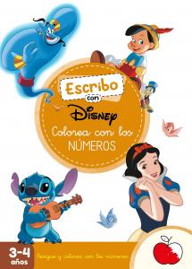 Escribo con Disney. Colorea con los números (Disney. Primeros aprendizajes)