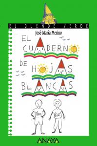 El cuaderno de hojas blancas.