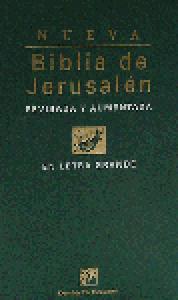 Biblia de jerusalén en letra grande