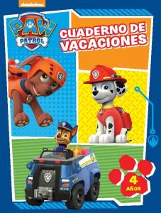 Paw Patrol | Patrulla Canina. Cuaderno de vacaciones - Cuaderno de vacaciones (4