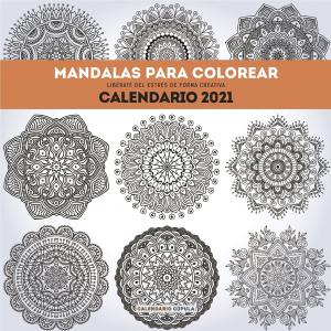 Calendario Mandalas para colorear 2021