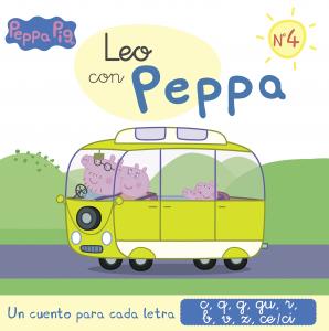 Peppa Pig. Lectoescritura - Leo con Peppa. Un cuento para cada letra: c, q, g, g