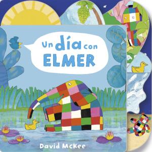 Elmer. Libro de cartón - Un día con Elmer