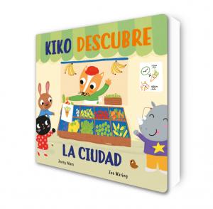 Kiko descubre la ciudad (Abre y descubre. Libro de cartón con solapas)