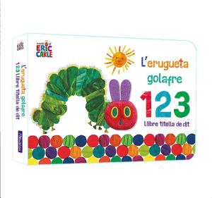 L erugueta golafre 1 2 3. Llibre titella de dit (Col·lecció Eric Carle)