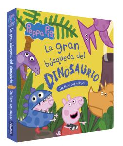 Peppa Pig. Libro de cartón con solapas - La gran búsqueda del dinosaurio