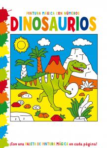 PINTURA MÁGICA CON NÚMEROS: DINOSAURIOS