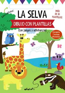 Dibujo con plantillas. La selva