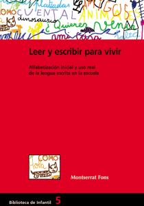 Leer y escribir para vivir