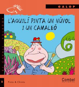 L Aquilí pinta un núvol i un camaleó