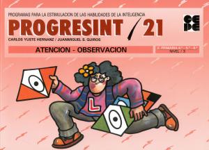 PROGRESINT 21. Atención - Observación