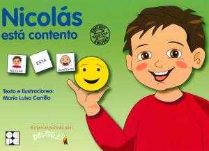 Pictogramas: Nicolás está contento