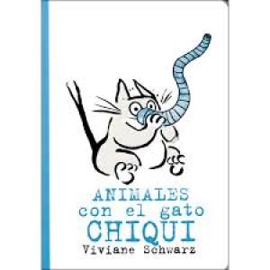 Animales con el gato Chiqui.