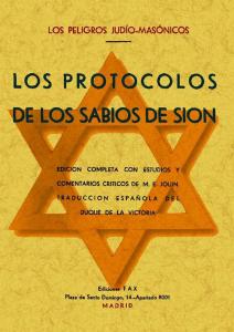 Los protocolos de los sabios de Sión (Los peligros judío-masónicos)