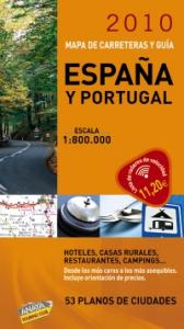 Guía y mapa de carreteras de España y Portugal 1:800.000, (2010)