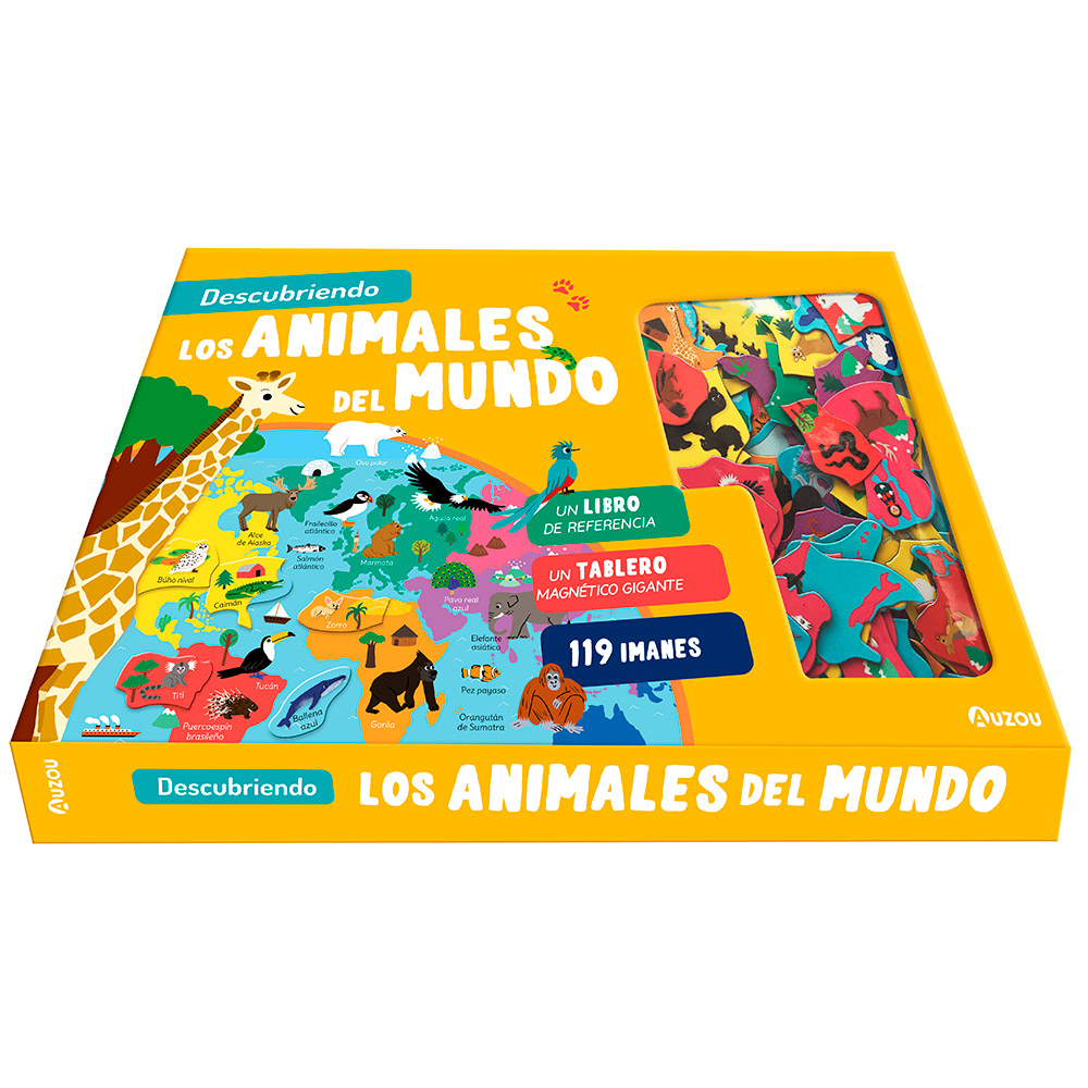 Descubriendo los animales del mundo. Tablero magnético