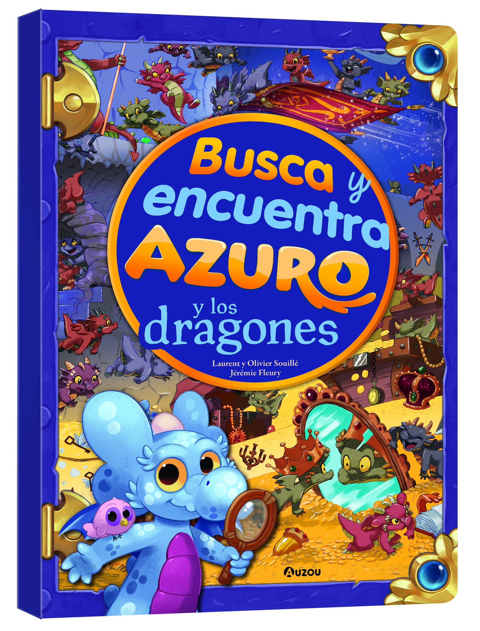 Busca y encuentra gigante Azuro y los dragones