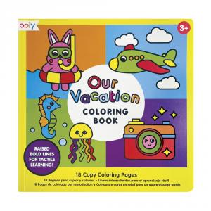 Cuaderno de colorear nuestras vacaciones