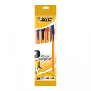 Bolígrafo 4 colores Bic naranja