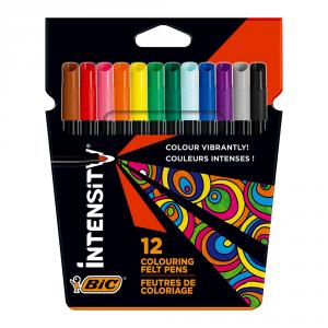 Rotulador 12 colores Intensity Bic