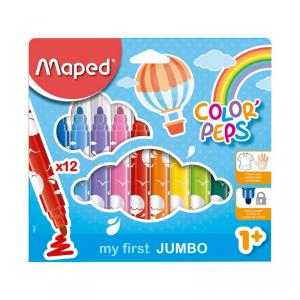 Rotulador Jumbo 12 colores Color Peps Maped