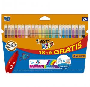 Rotulador 24 colores Bic Kids