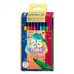 Rotulador triangular 10 colores Staedtler 25 aniversario