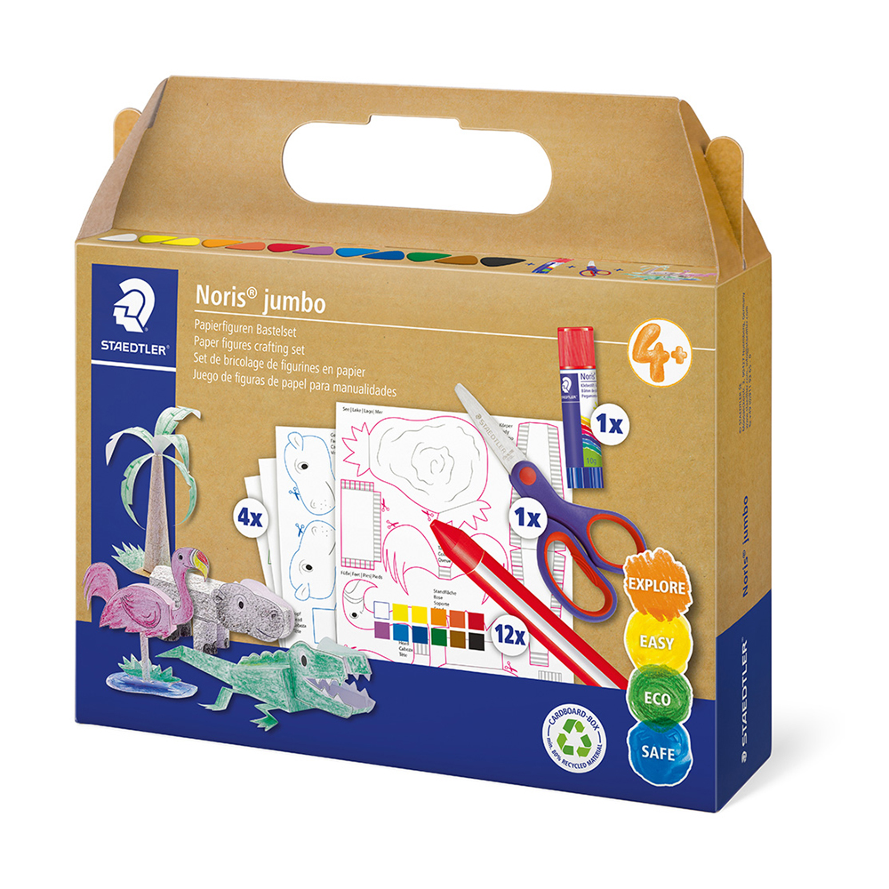 Set crea figuritas de papel Noris junior