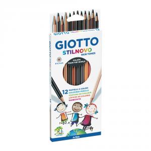 Lápiz color tono piel 12 unidades Giotto Stilnovo