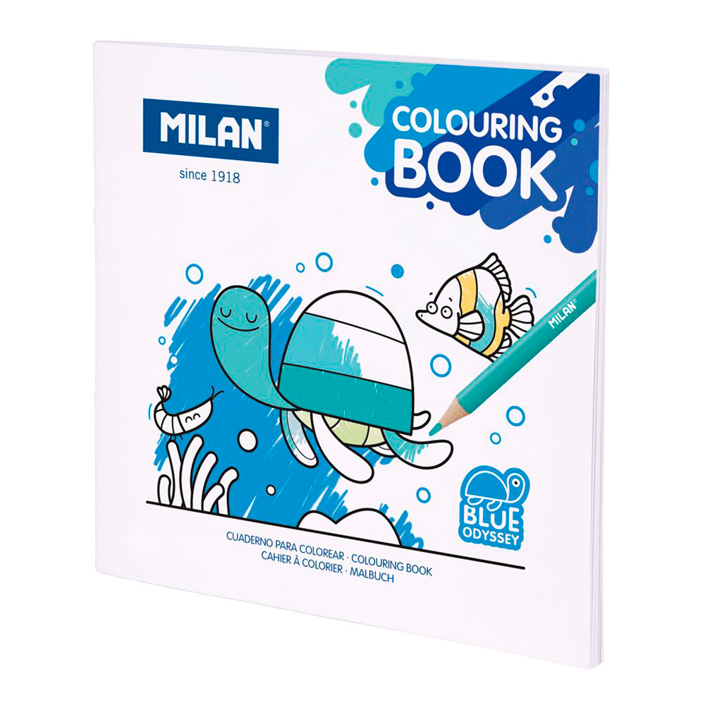 Cuaderno para colorear Blue Odyssey Milan